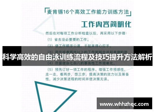 科学高效的自由泳训练流程及技巧提升方法解析